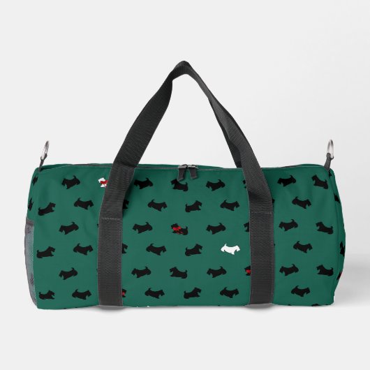 Sac écossais vert Terrier Duffel (Verso)