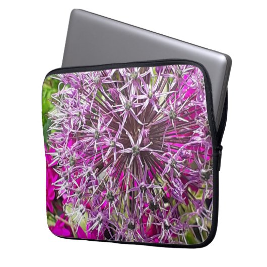 Sac électronique Allium & Fleurs d'été (devant gauche)
