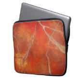 Sac électronique avec design en marbre rouge vif (devant gauche)