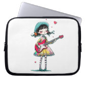 Sac Électronique Avec Fille Whimsy Jouant De La Gu (Devant)