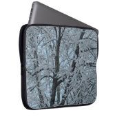 Sac électronique Big Tree en neige et ciel bleu (Devant droit)