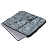 Sac électronique Big Tree en neige et ciel bleu (Devant bas)