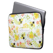 Sac électronique blanc d'abeille de miel (devant gauche)