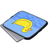 Sac électronique bleu canard jaune (Devant bas)