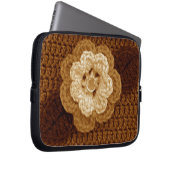 Sac électronique Brown floral Artiset Crochet impr (Devant droit)
