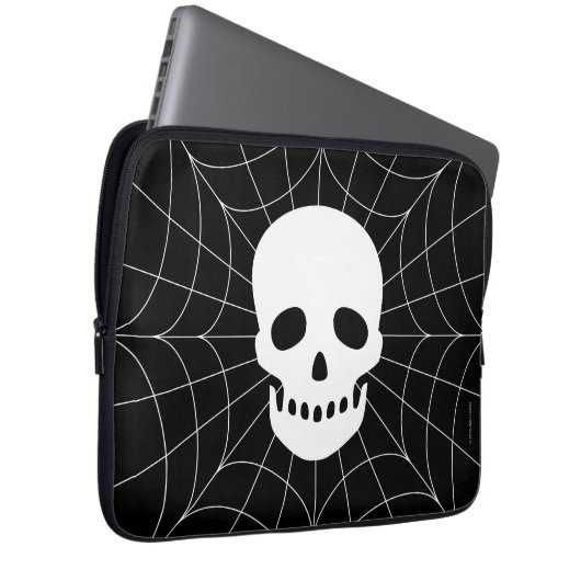 Sac électronique crâne Spiderweb (Devant droit)