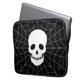 Sac électronique crâne Spiderweb (devant gauche)
