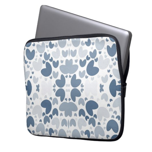 Sac électronique de coeur bleu (devant gauche)