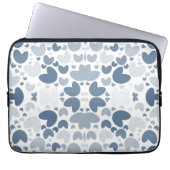 Sac électronique de coeur bleu (Devant)