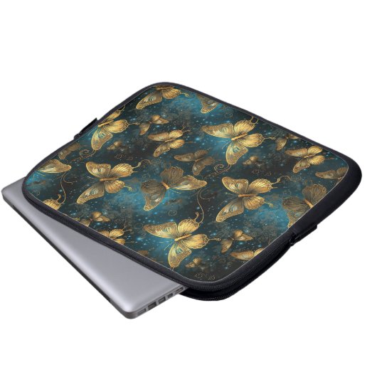 Sac électronique de papillons d'or (Devant bas)