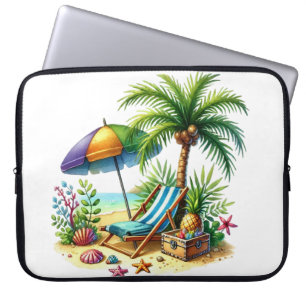 Sac électronique de plage tropicale