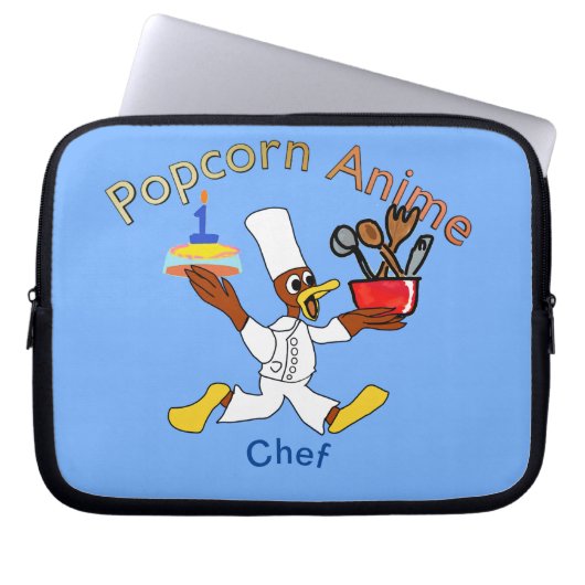 Sac électronique Ducky Kazoo Chef bleu clair (Devant)
