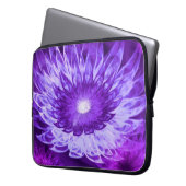 Sac électronique Fleurs Imaginaires violet (devant gauche)