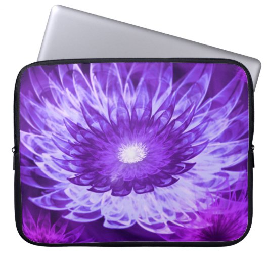 Sac électronique Fleurs Imaginaires violet (Devant)