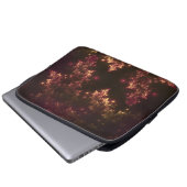 Sac Électronique Fractal Feuille Red Glow (Devant bas)