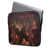 Sac Électronique Fractal Feuille Red Glow (devant gauche)