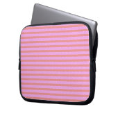 Sac électronique géométrique à rayures rose chic (devant gauche)