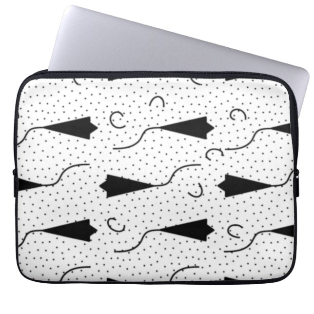 Sac électronique horizontal, gris caillé (Devant)