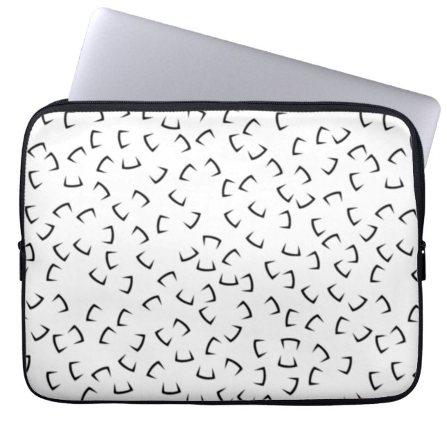 Sac électronique horizontal, Iridium, anguille noi (Devant)