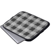Sac électronique imprimé en crochet gris (Devant bas)