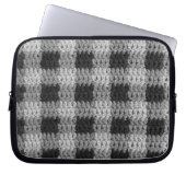 Sac électronique imprimé en crochet gris (Devant)