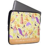 Sac électronique jaune de plage amusant (Devant droit)