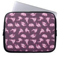 Sac électronique Kawaii Axolotl rose