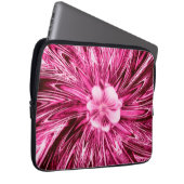 Sac électronique Lignes Abstraites Fleur violet (Devant droit)