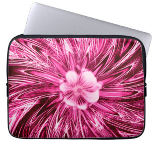 Sac électronique Lignes Abstraites Fleur violet