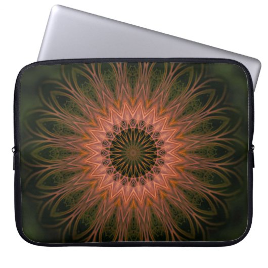 Sac électronique Mandala Forme dentelle Nature Cou (Devant)