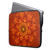 Sac électronique Mandala Sunlight Orange Motif (devant gauche)