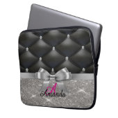 Sac électronique monogramme noir parties scintilla (devant gauche)