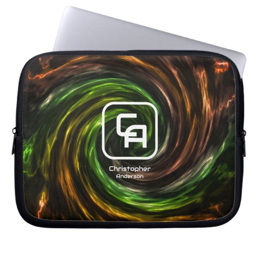 Sac électronique multicouleurs fumées torsadées (Devant)