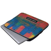 Sac électronique Orange Abstrait personnalisé (Devant bas)