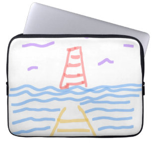 Sac électronique phare et jetée