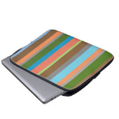 Sac électronique rayé aux tons chauds (Devant bas)