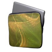 Sac électronique vert Jaune Asymétrique Fractale (devant gauche)