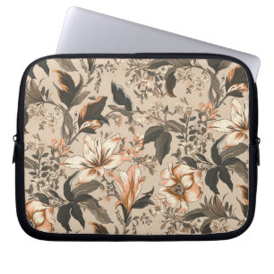 Sac électronique vintage à motifs floraux
