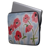Sac électronique Wild Red Poppies (devant gauche)