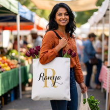 Sac Élégant et Tendance à Monogramme | Tote Person