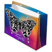 Sac élégant papillon cadeau design par Eksi (Devant Angle)