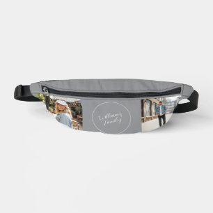 Sac élégant personnalisé avec photo et nom, coupé