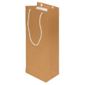 Sac en bronze métallique de cadeau de vin (Dos Angle)