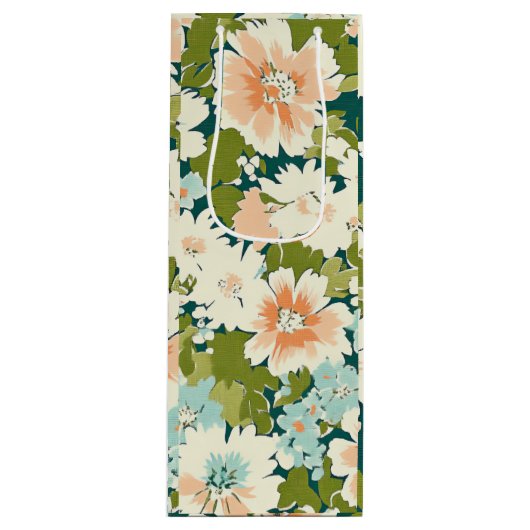 Sac en fleur cadeau Floral (Devant)