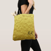 Sac en or simple Elegance Noir Classé Monogramme (De près)