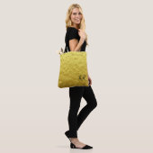 Sac en or simple Elegance Noir Classé Monogramme (Sur le modèle)