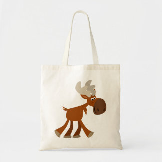 Sac en orignal joyeux caricaturé