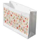 sac en papier de Noël (Devant Angle)