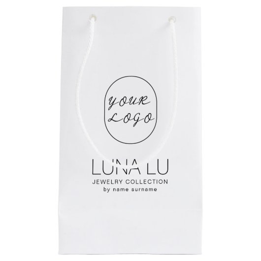 Sac en papier d'expédition minimaliste pour le log (Devant)