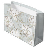 Sac en papier floral inspiré de la nature (Dos Angle)